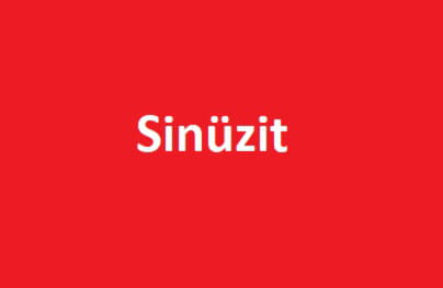 sinüzit için hangi bölüm
