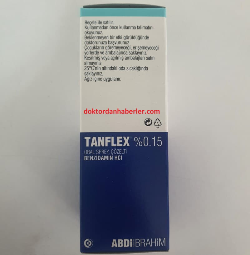tanflex sprey yutulursa ne olur