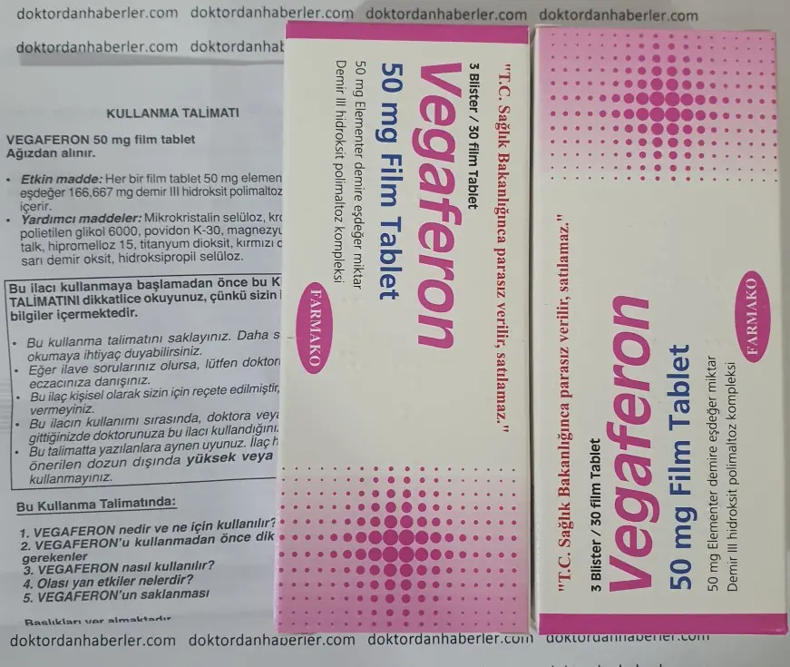 vegaferon yan etkileri