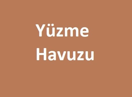 yüzme havuzu için sağlık raporu