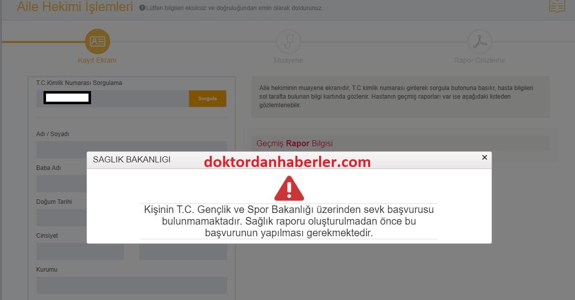 En Kolay "Spor için Sağlık Raporu" Alma Rehberi e-sporcu raporu başvuru