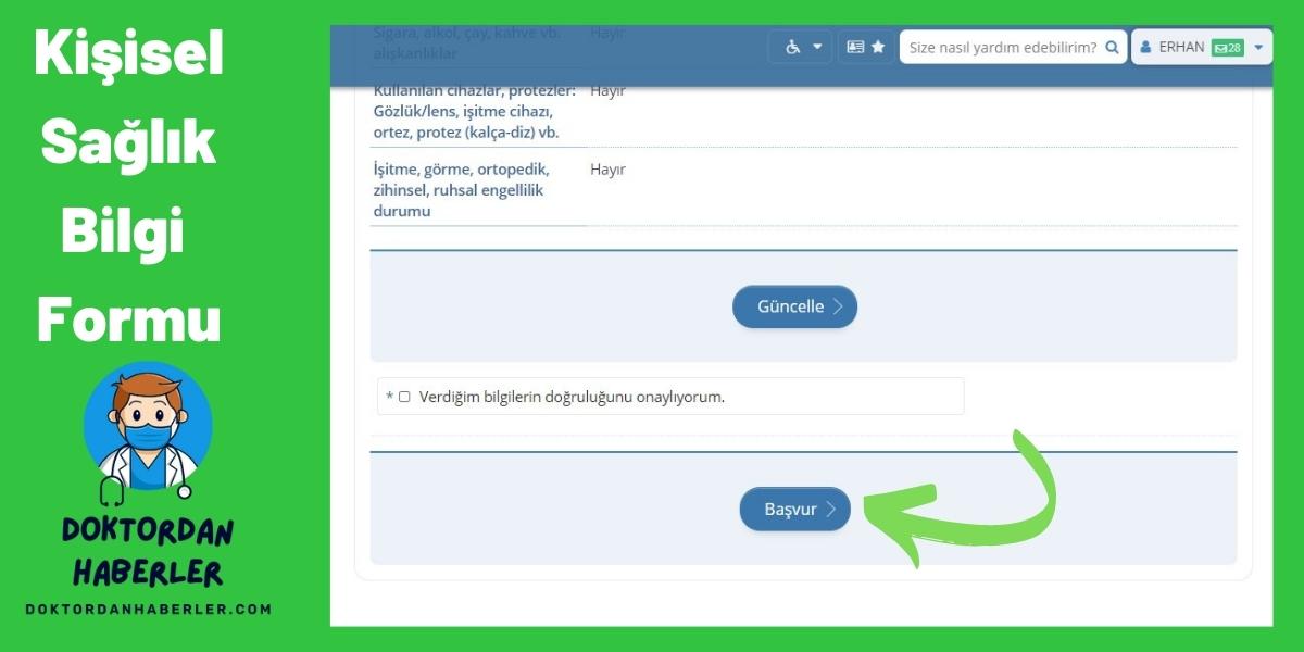 Kişisel Sağlık Bilgi Formu (4)