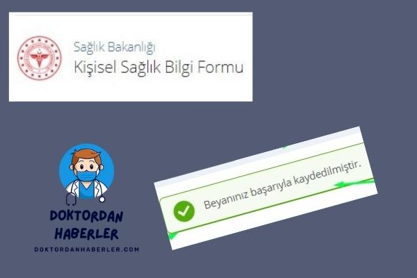 kişiiye ait sağlık bilgi formu