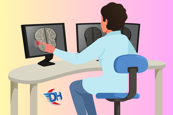 kontrast madde tutulumu gösteren lezyon